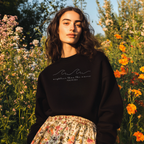 Mightier Than the Waves Sweatshirt – Psalms 93:4 Bible Verse Crewneck | Black Gildan Unisex Christian Pullover