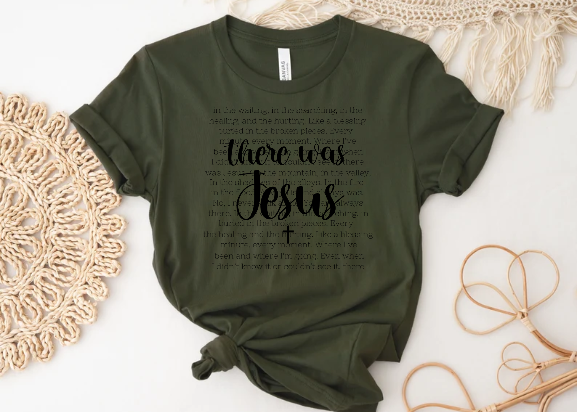 There Was Jesus | Lyric Tee